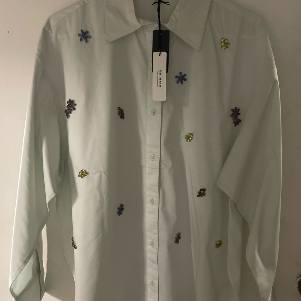 Express embellished shirt